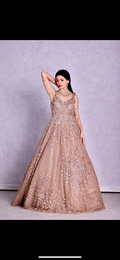 Champagne Sequin gowns