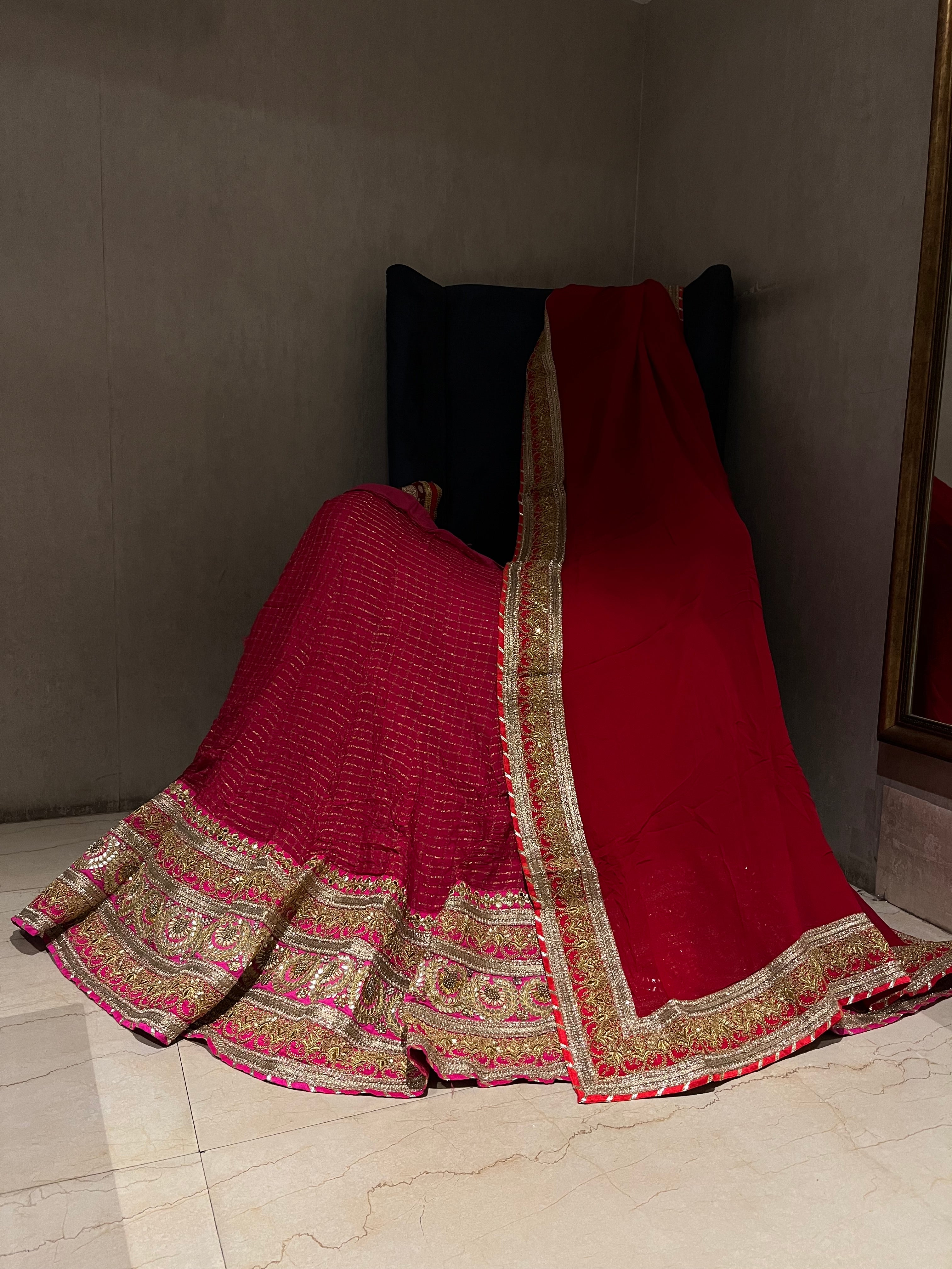 Rani Pink Traditional Lehenga Set