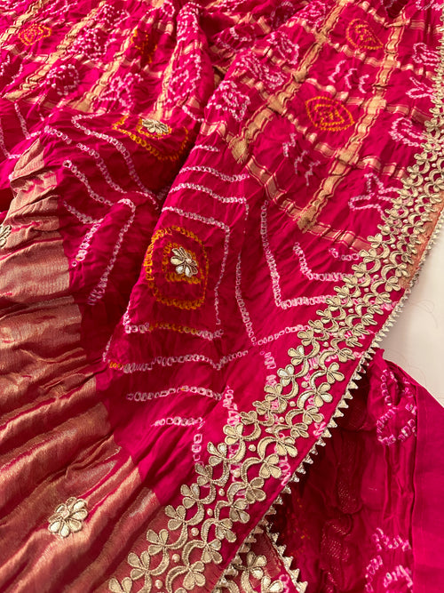 Gotapatti Pure Gajji silk Gharchola