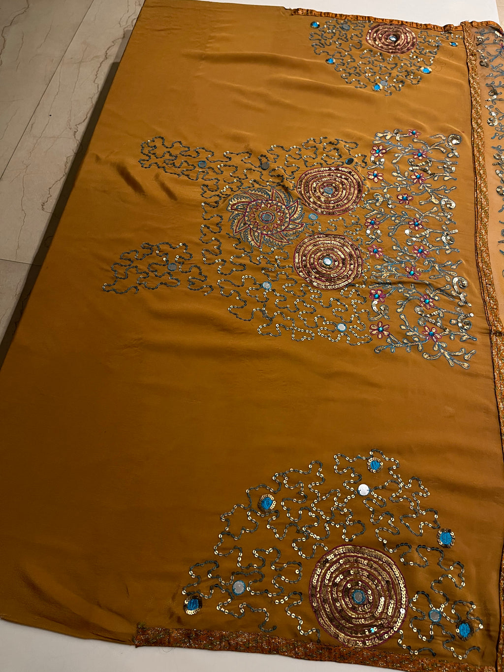 Rusty multicoloured Lehenga Set