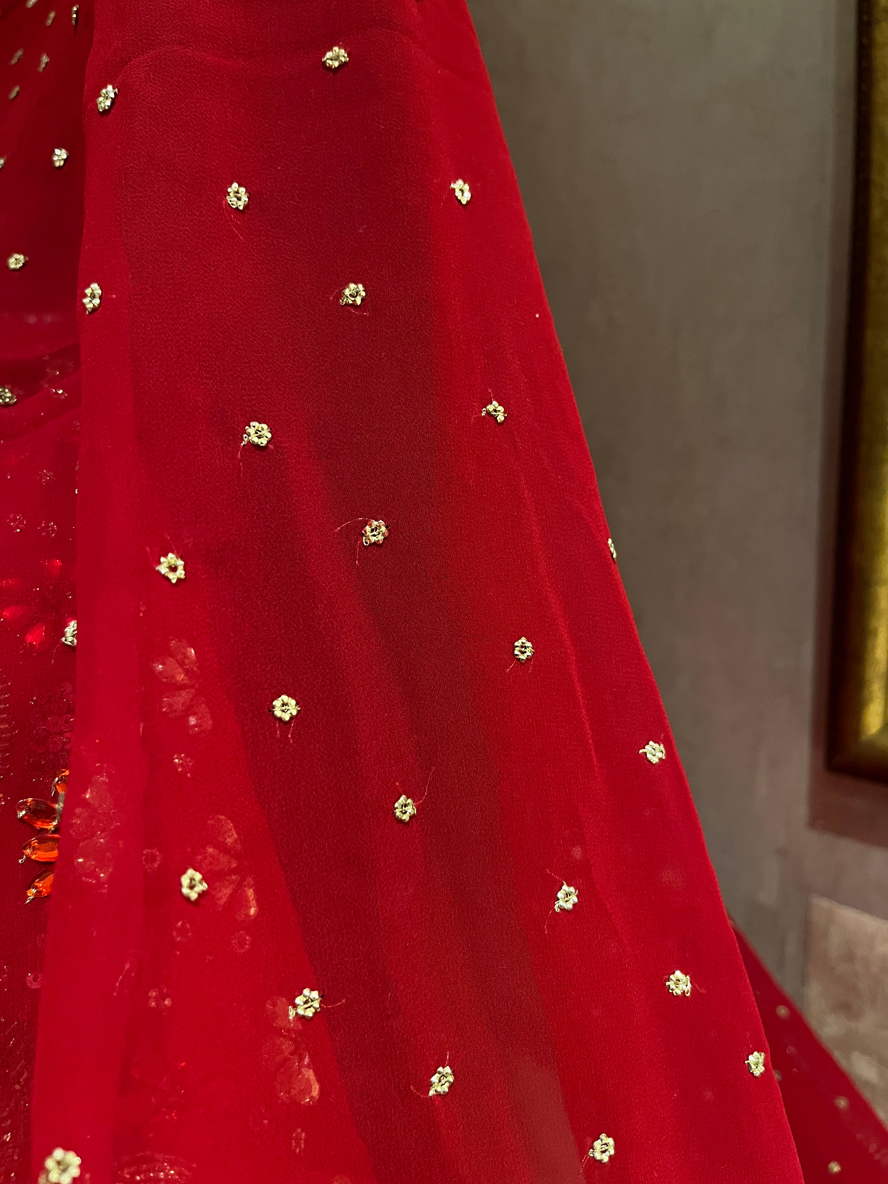 Bridal Red Lehenga Set