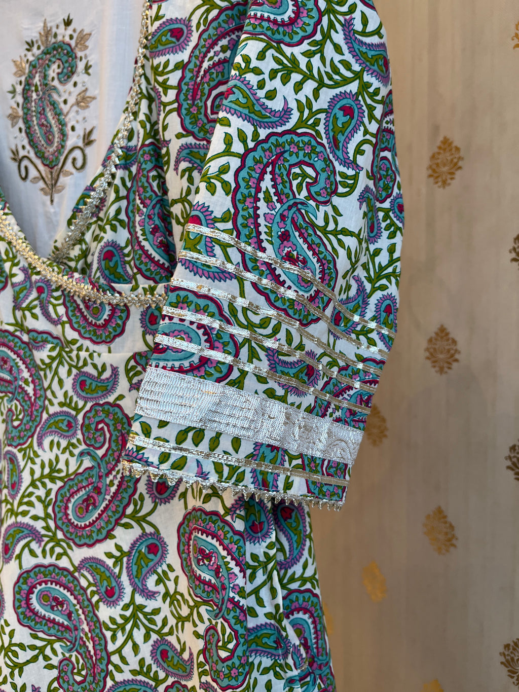 Printed Cotton Angrakha