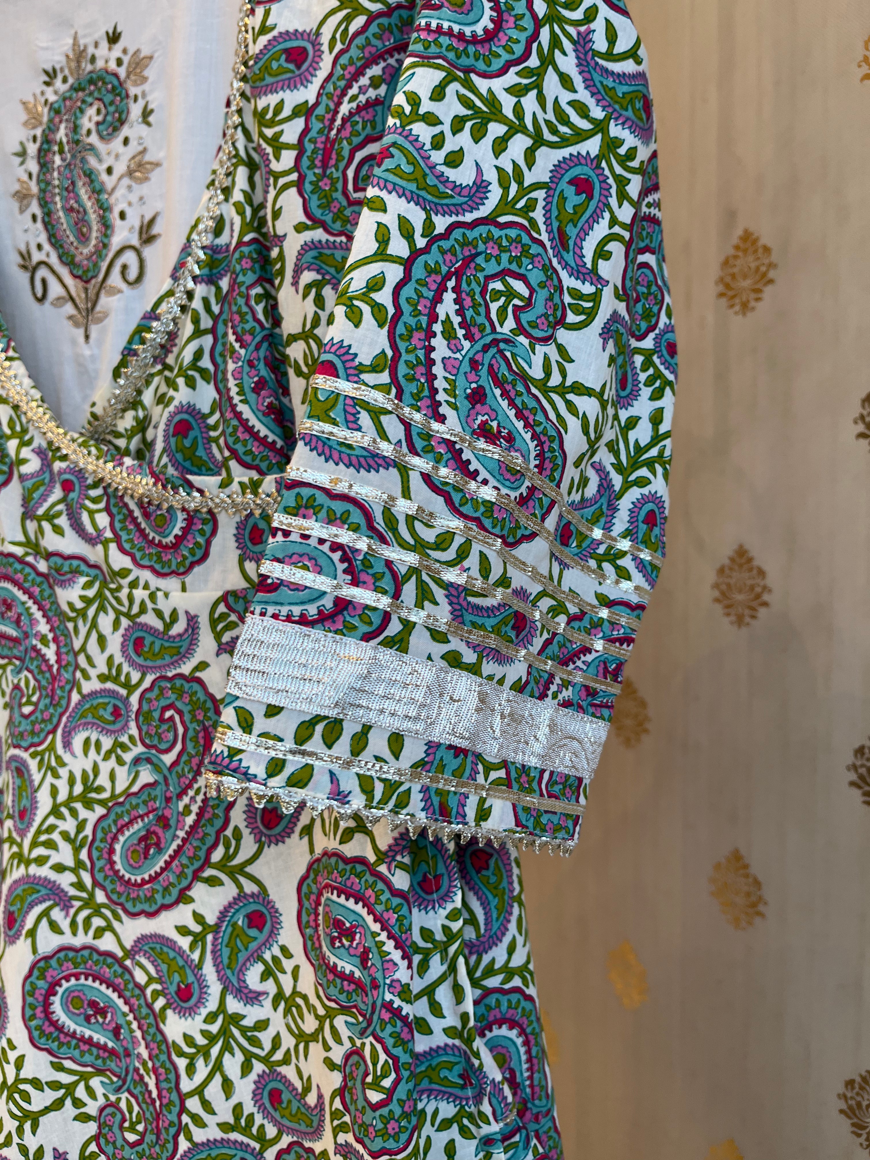 Printed Cotton Angrakha