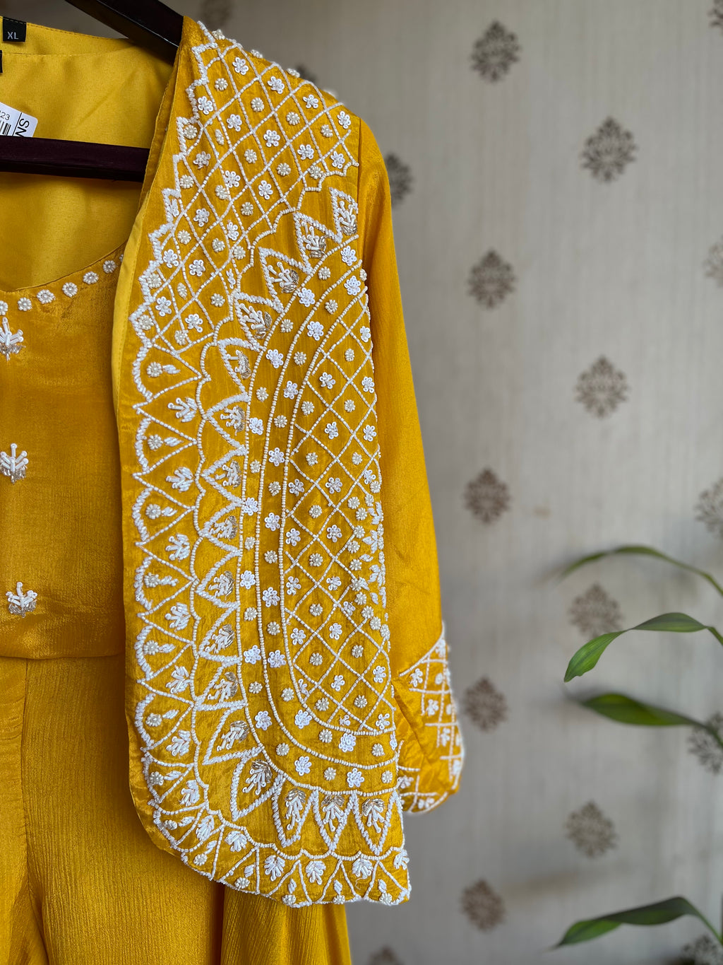Mustard Indo-Western Set