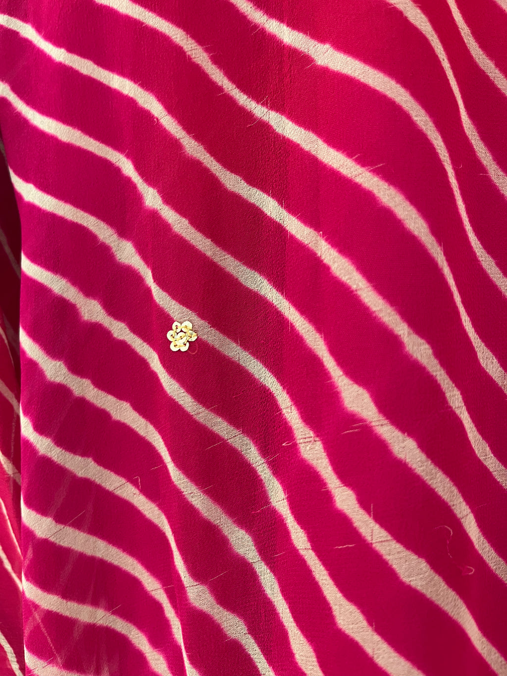 Pink Leheriya Kurti