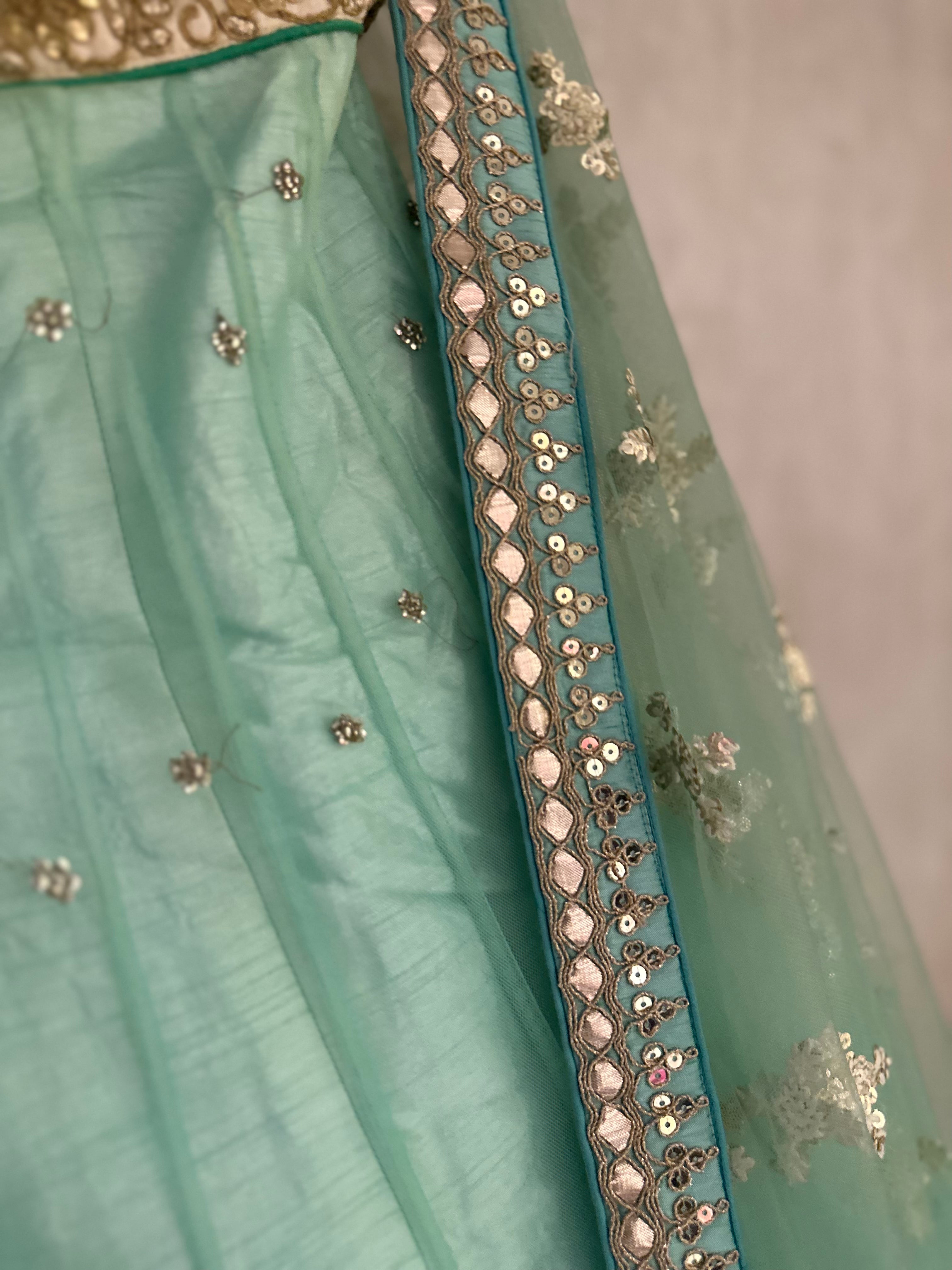 Handwork Danka Lehenga