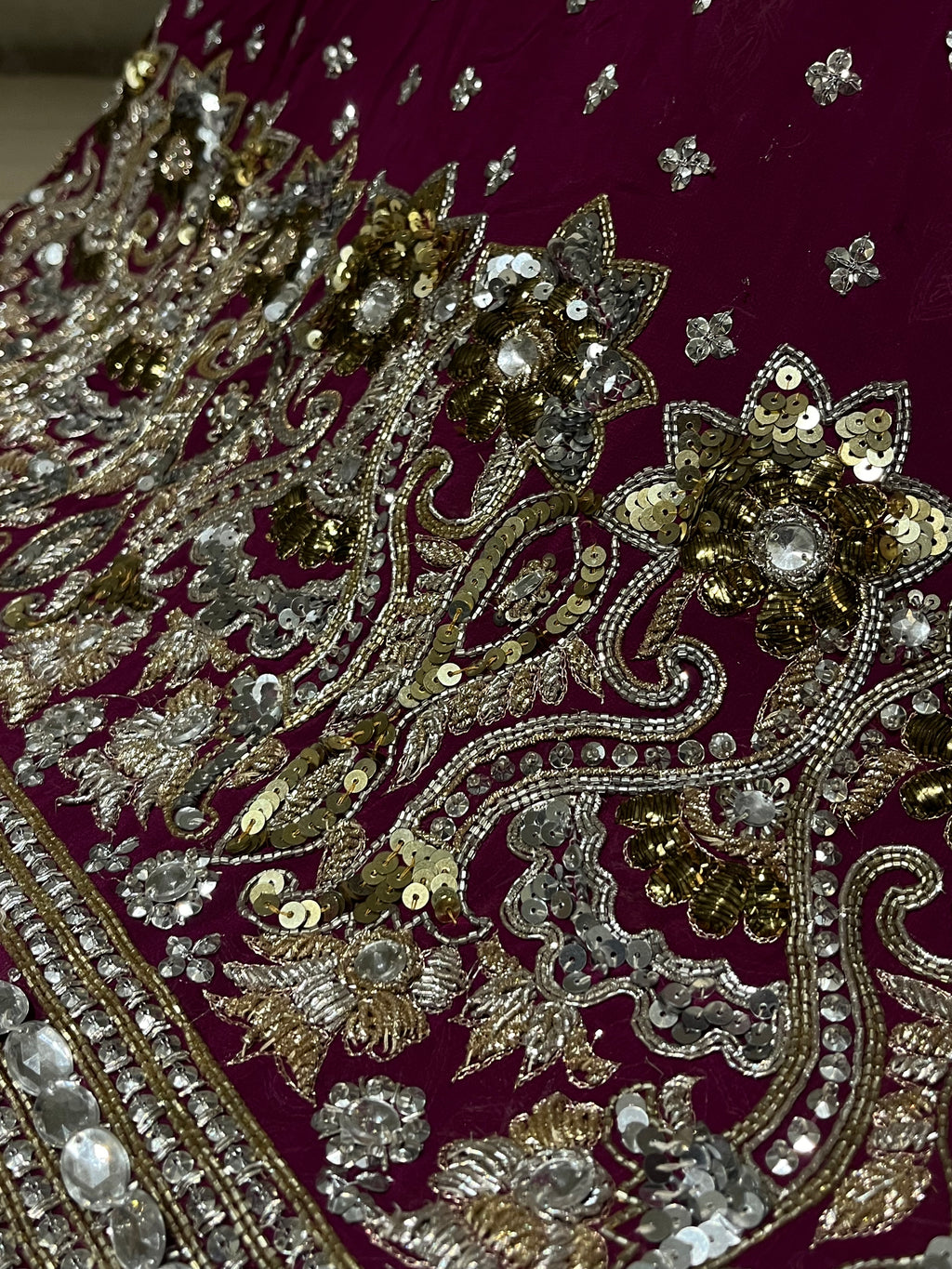 Plum Zardozi Lehenga Set