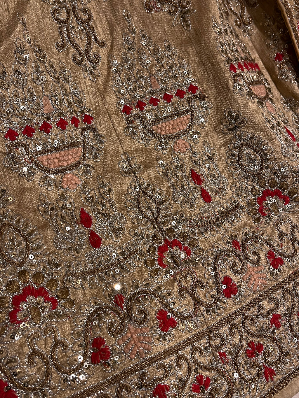 Golden Beige Lehenga set