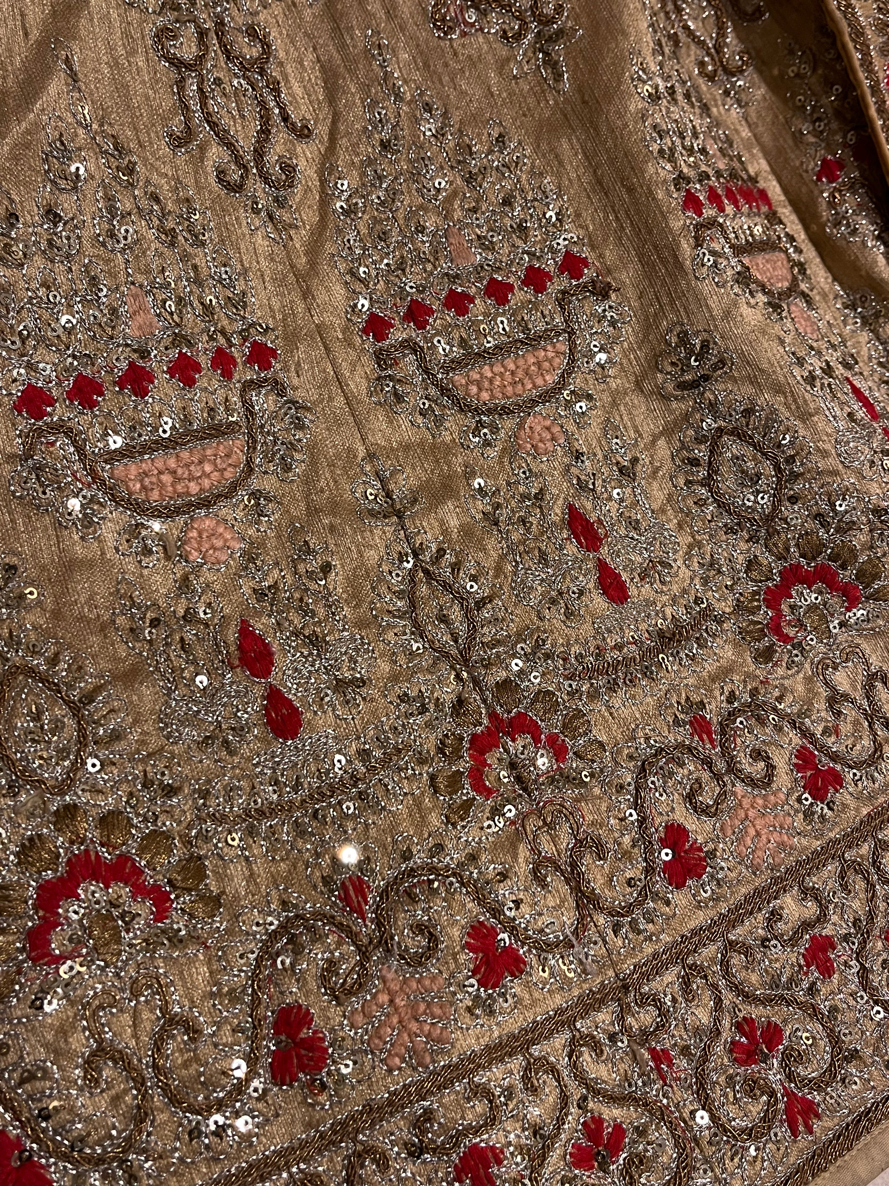 Golden Beige Lehenga set