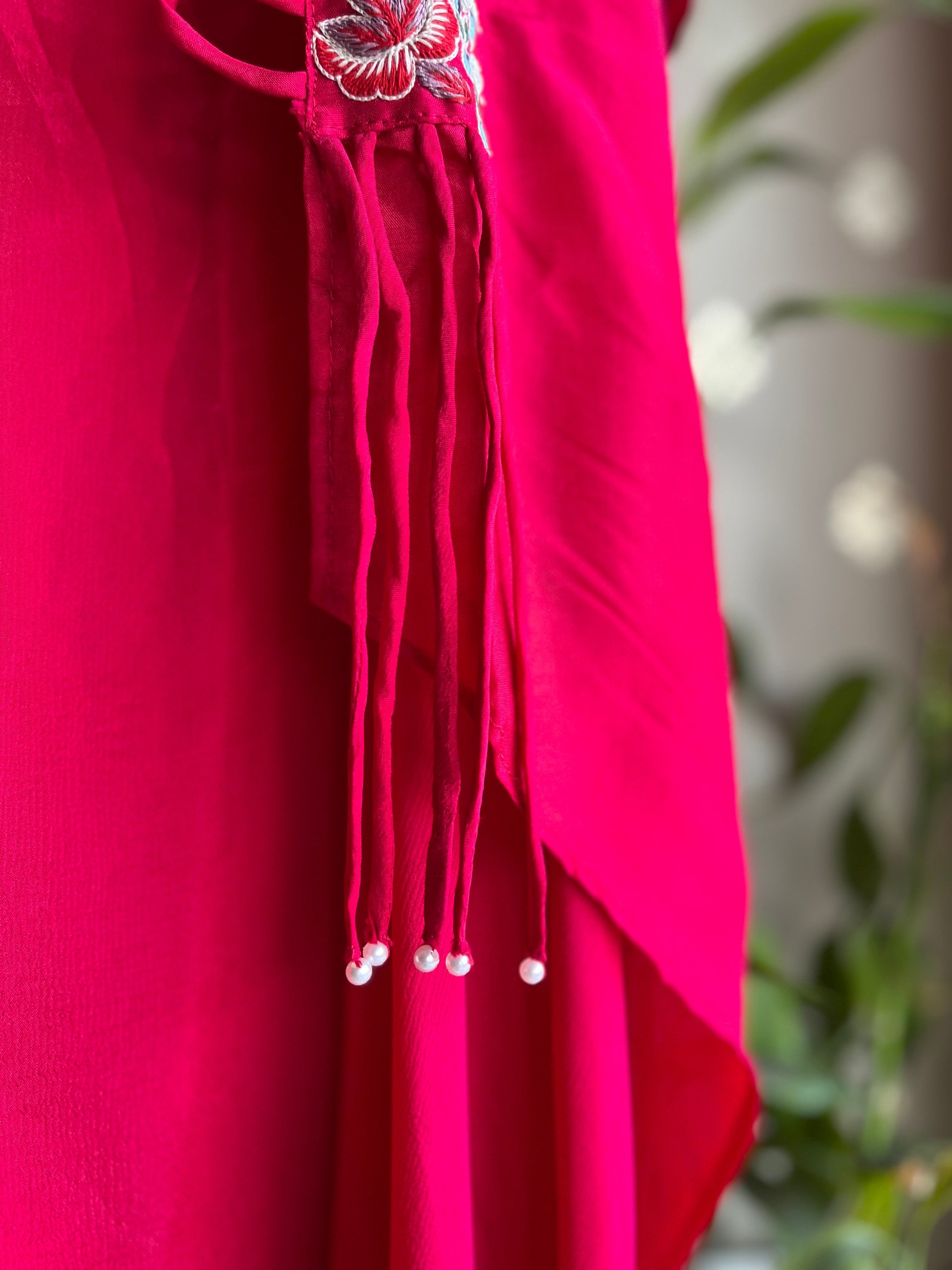 Bright Pink Indoor-Western Set