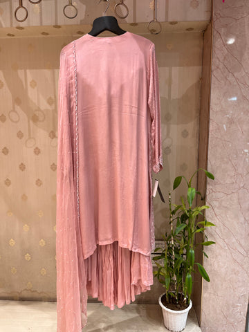 Beautiful pink Sharara set