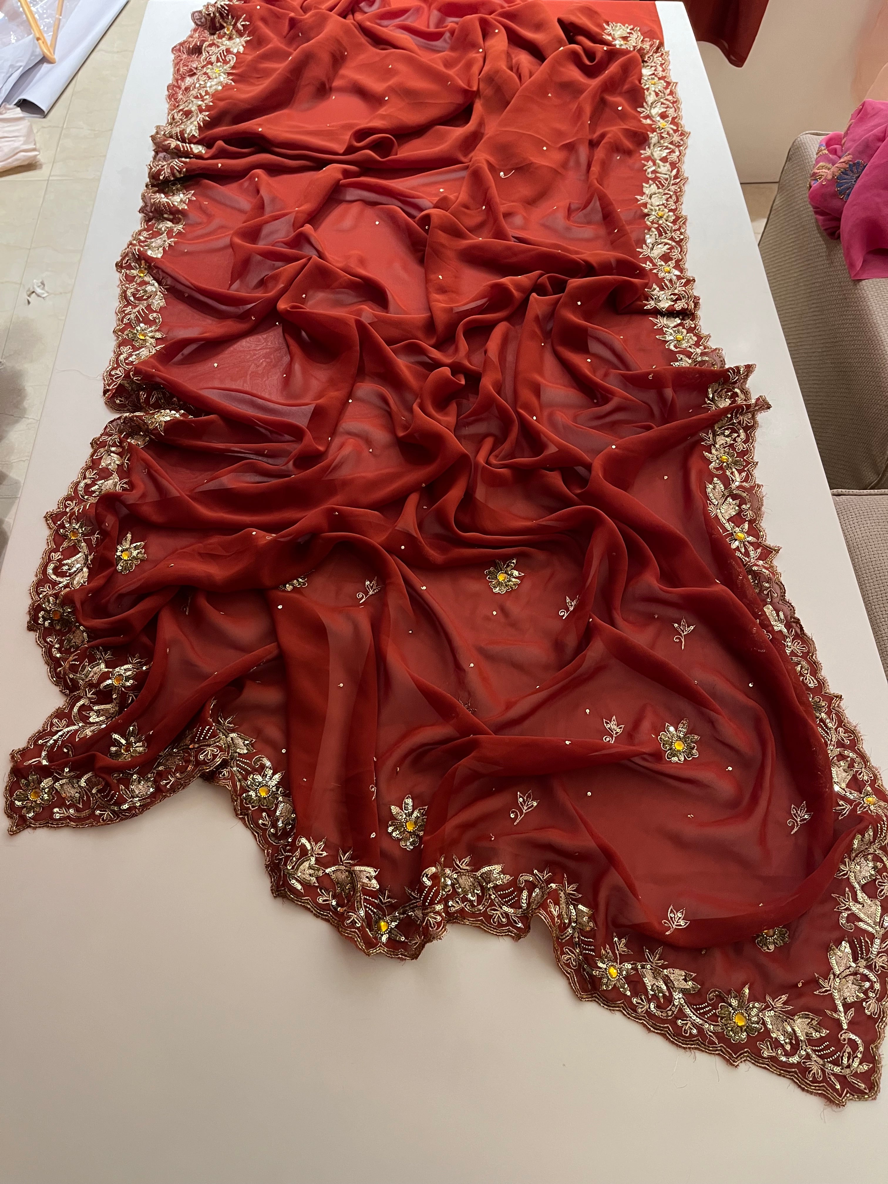 Cocktail Evening Saree