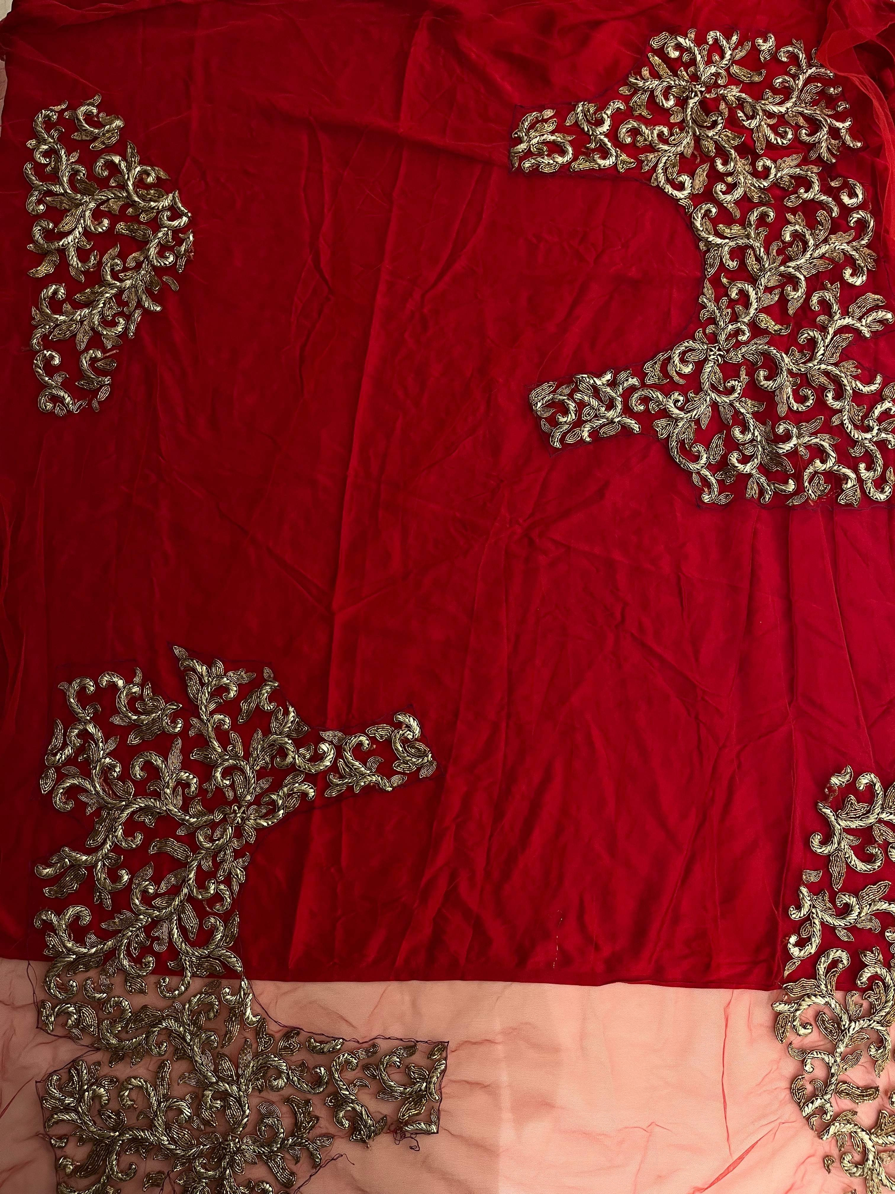 Heavy Bridal Deep Red lehenga Set