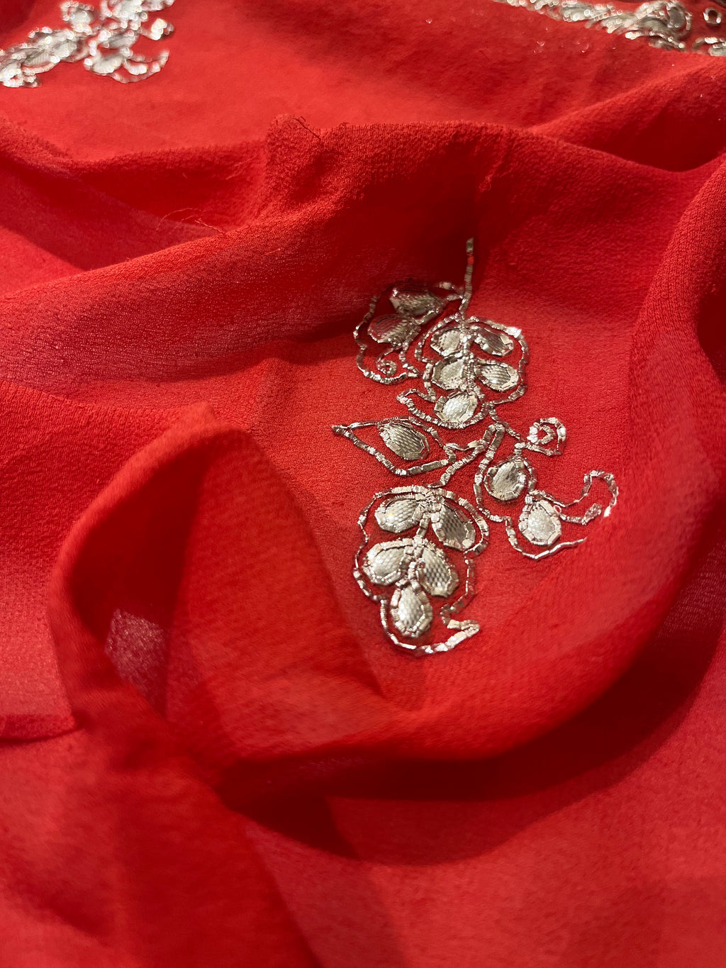 Gotta Patti Georgette Saree