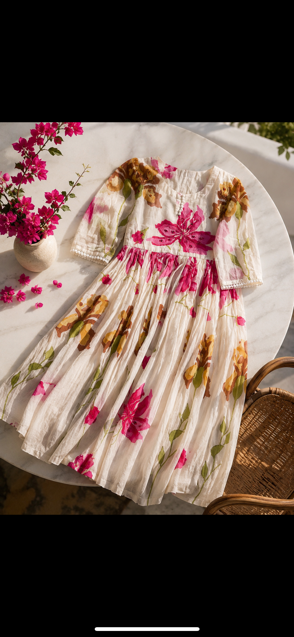 Floral cotton