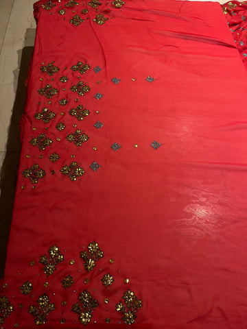 Jaipuri Gerua Lehenga Set