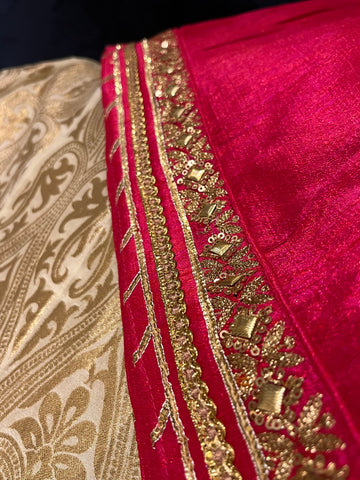 Golden Banarasi Lehenga