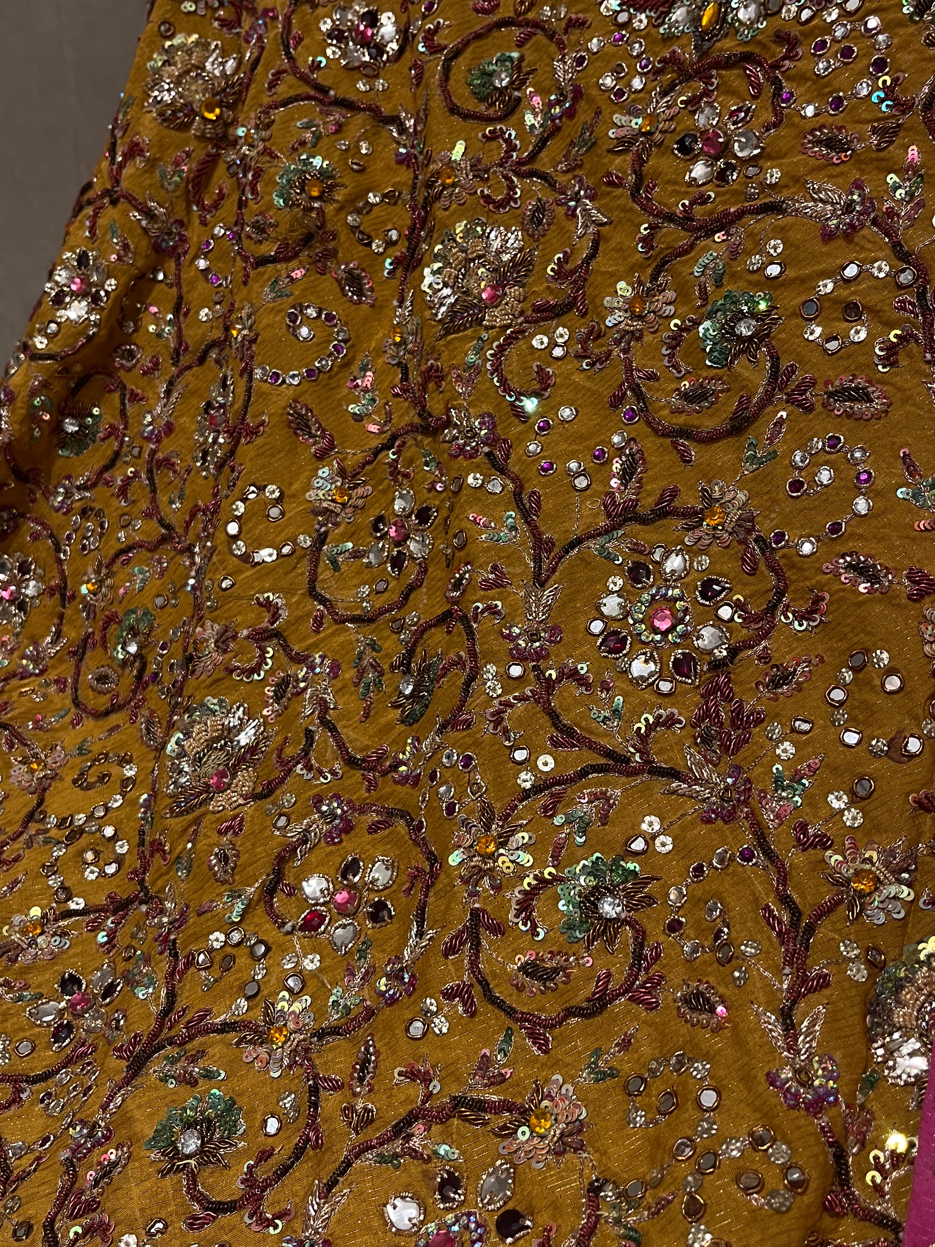 Bridal Heavy Zardozi Lehenga Set