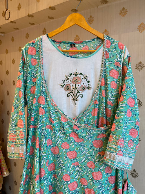 Printed Cotton Angrakha