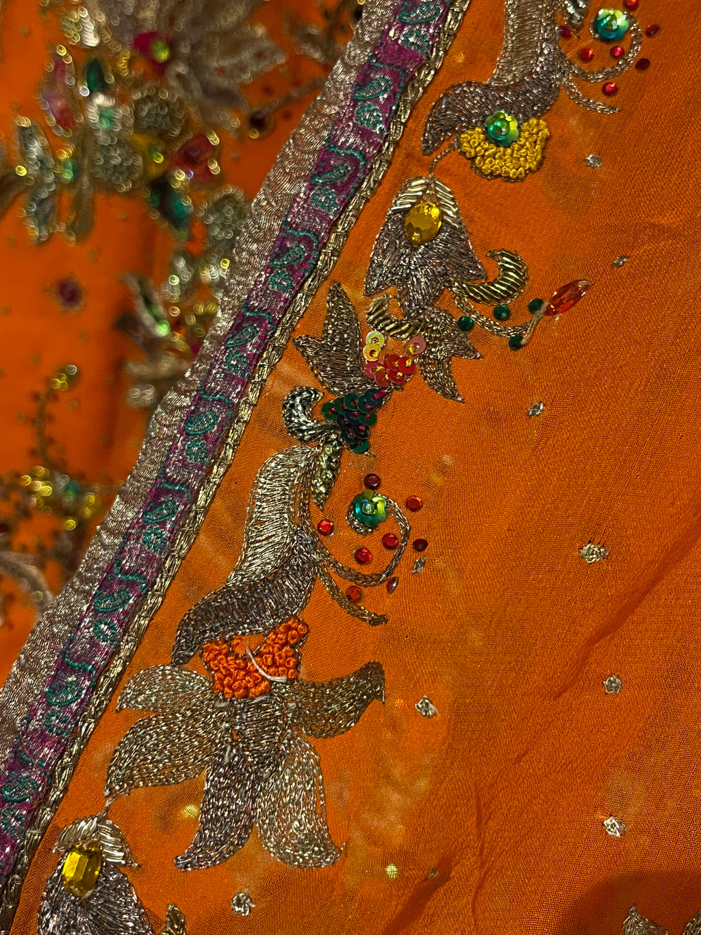 Rust orange Lehenga Set