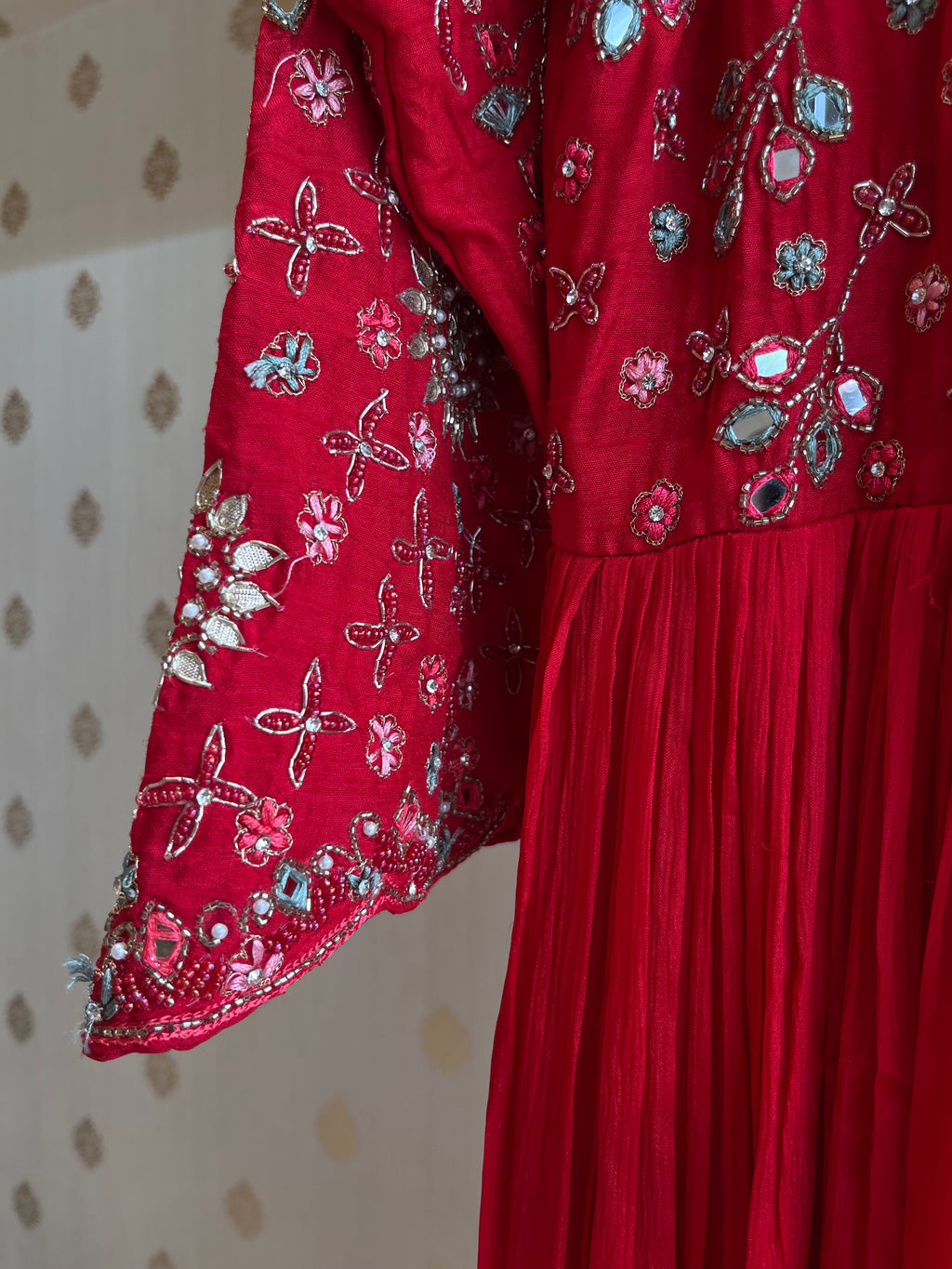 Red Rose Full Anarkali