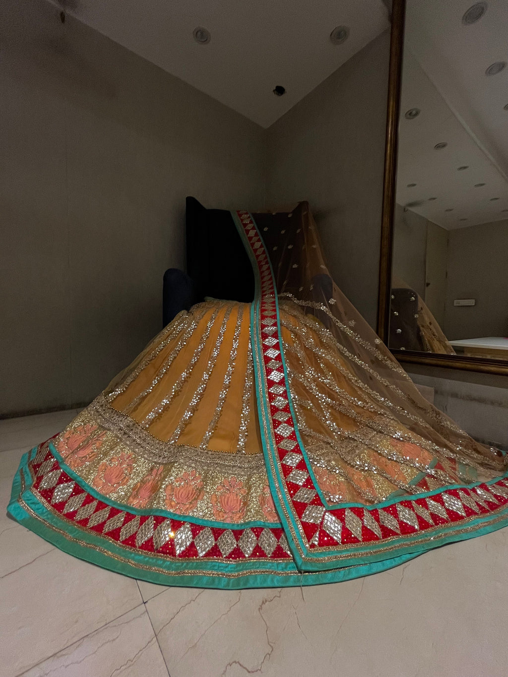 Jaipuri Gotta Patti lehenga set