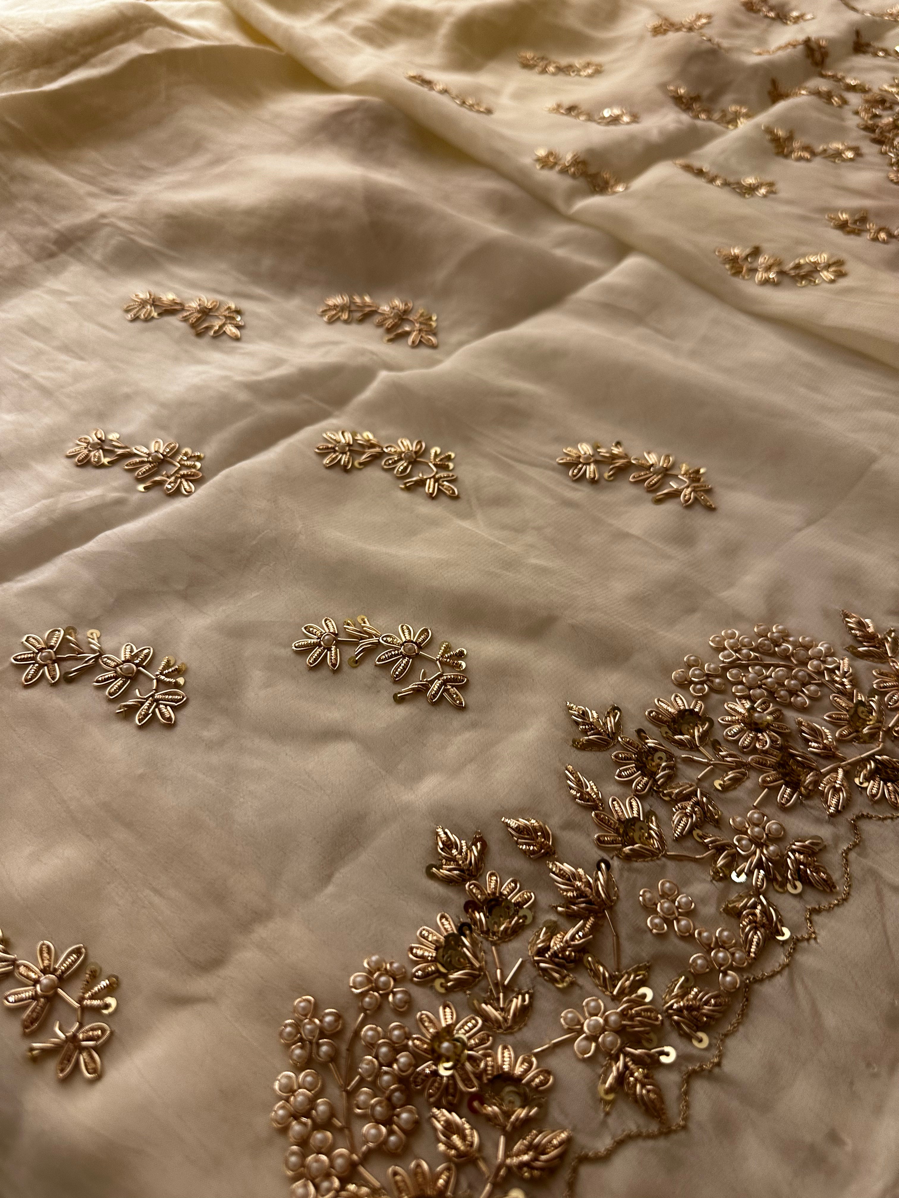 Chaand Zardozi Saree