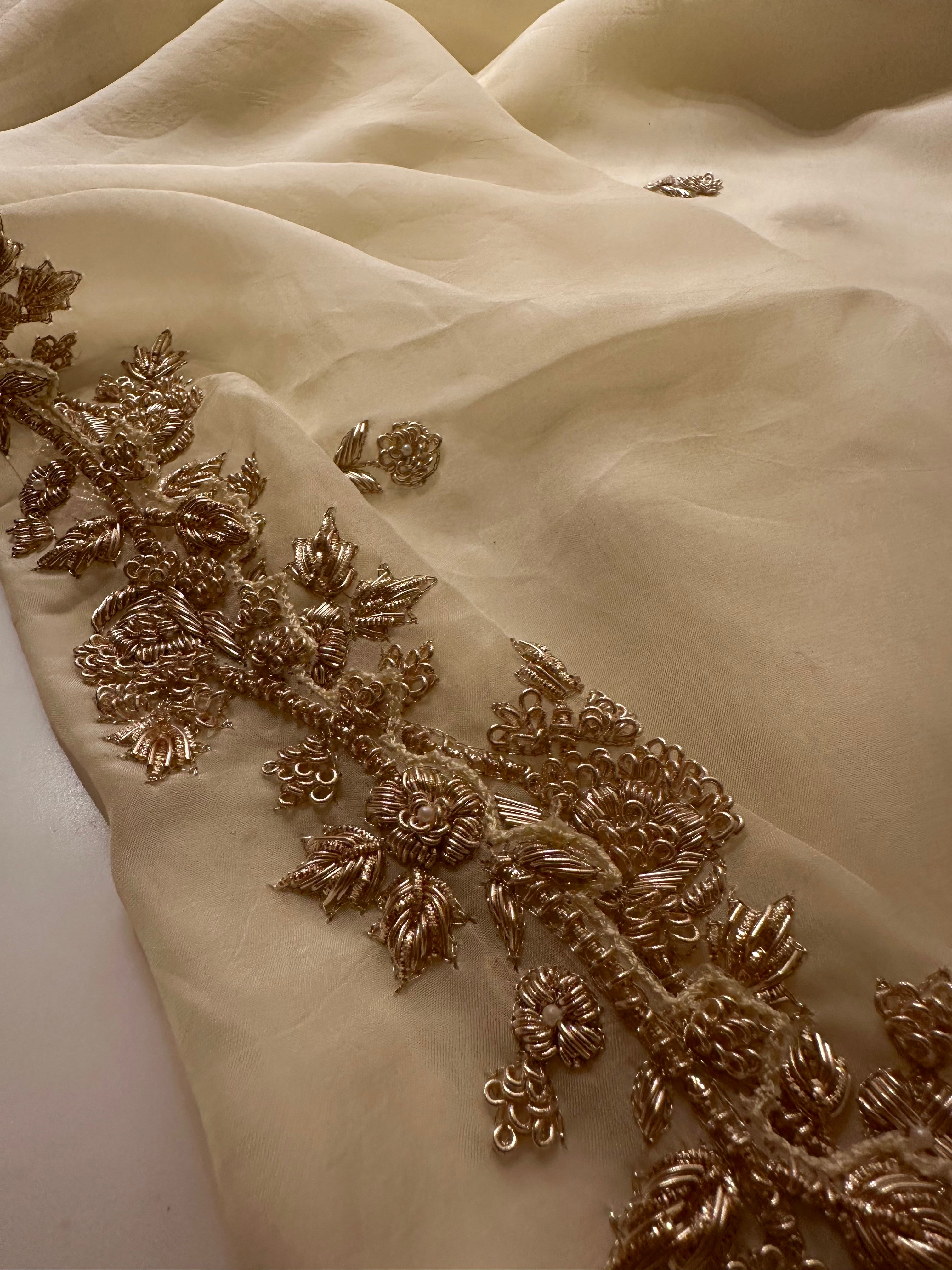 Chaand Zardozi Saree