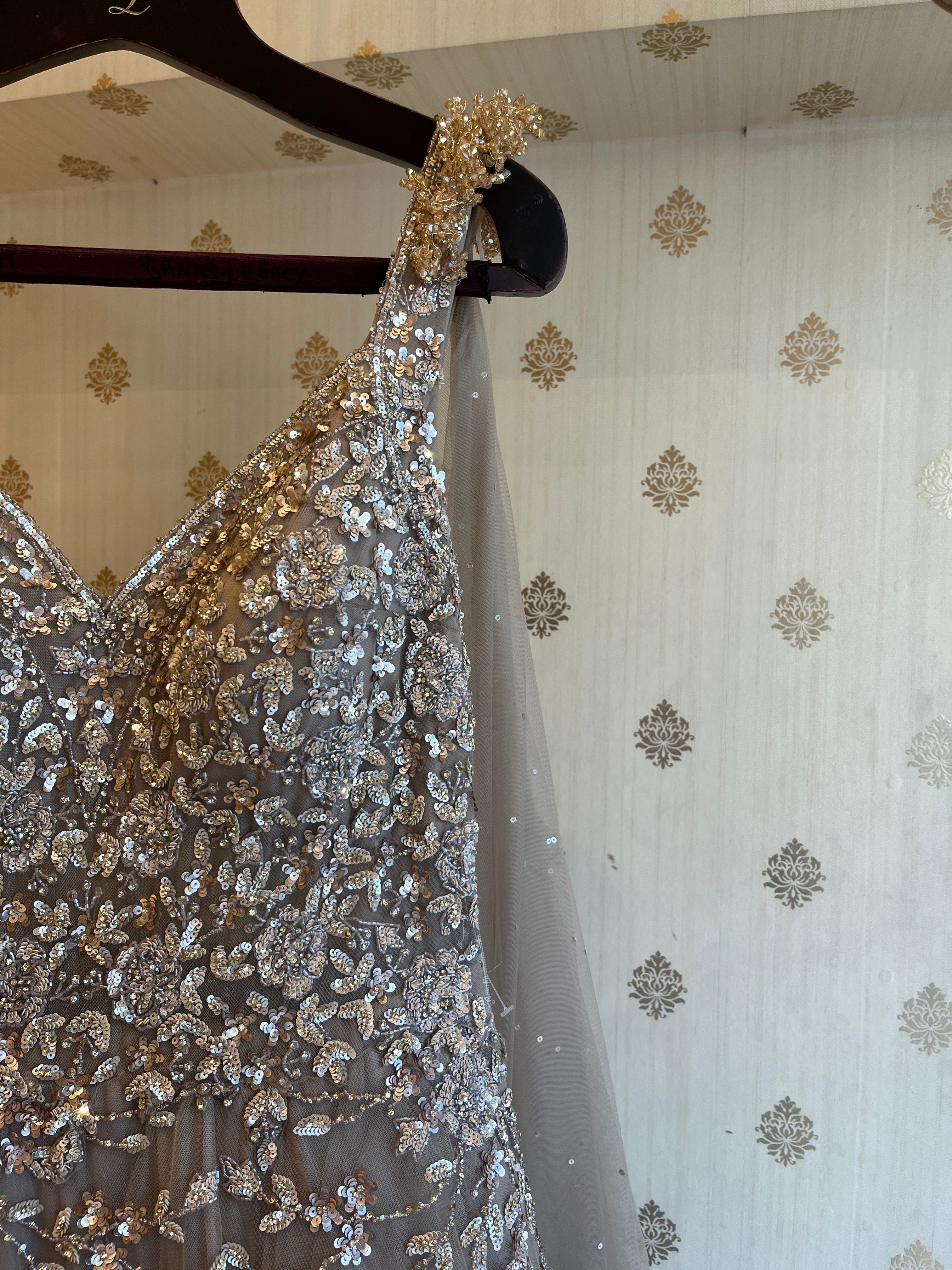 Champagne Sequin gown