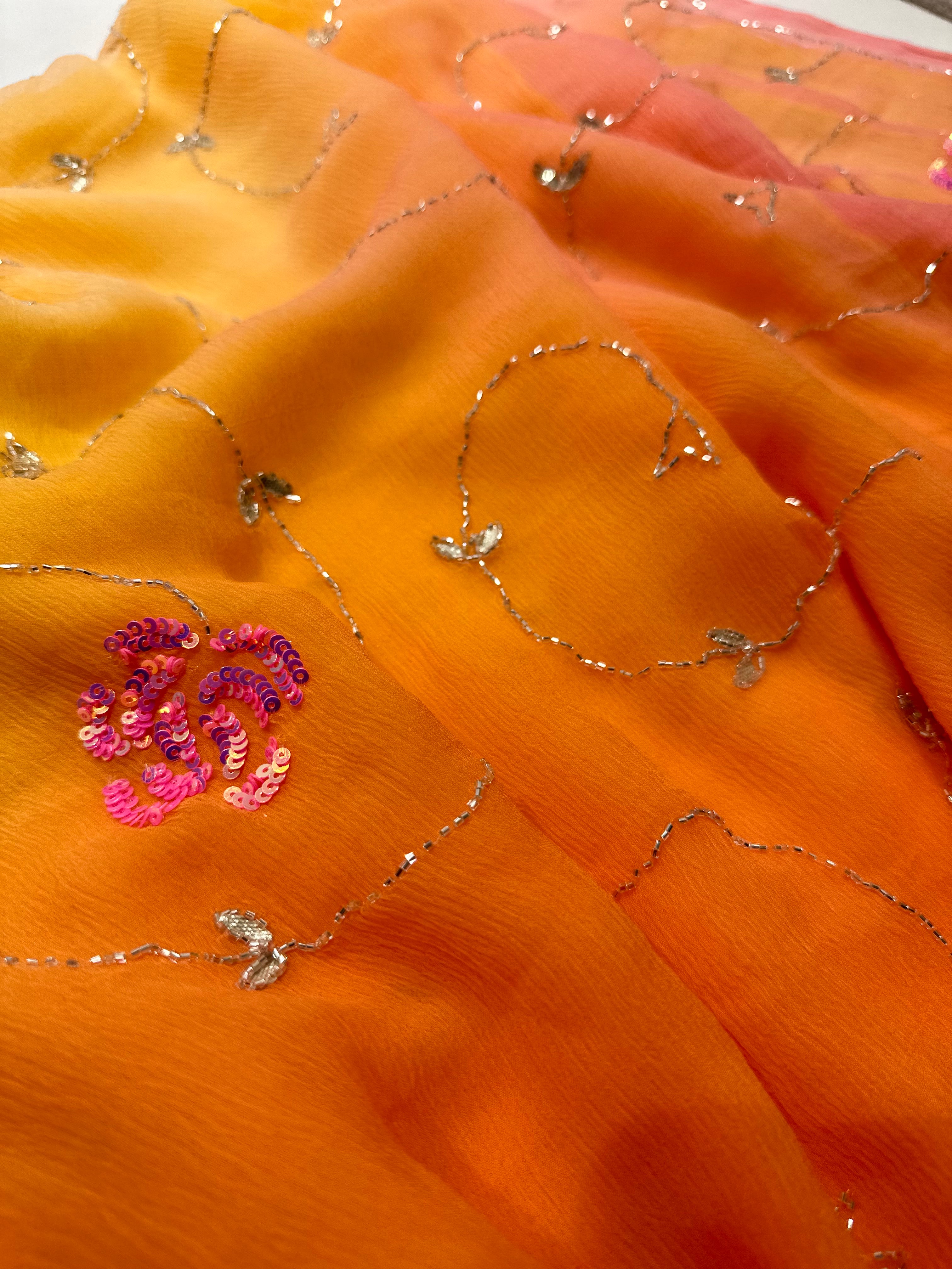 Raas Chiffon Saree