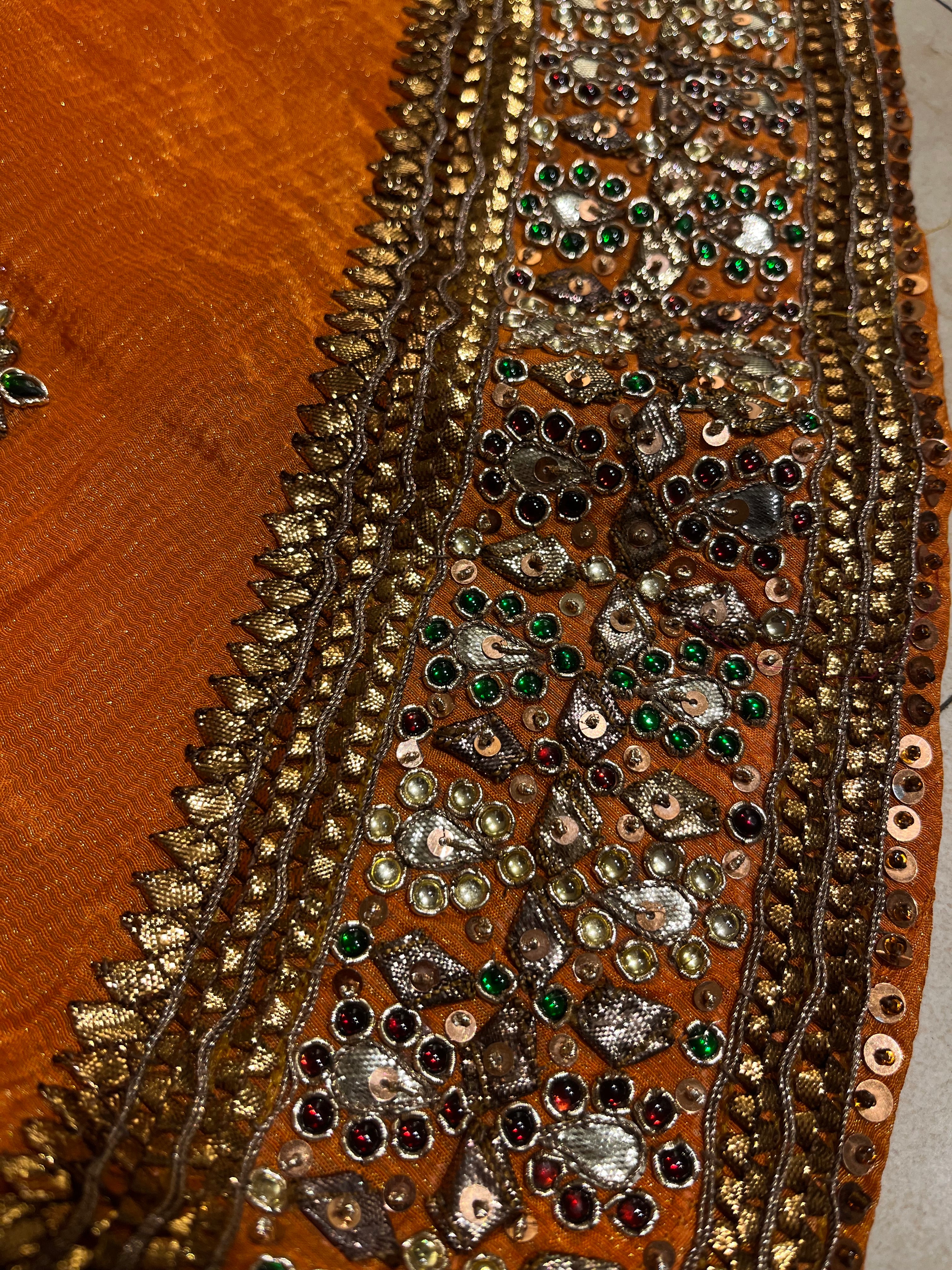 Summer Orange Lehenga Set