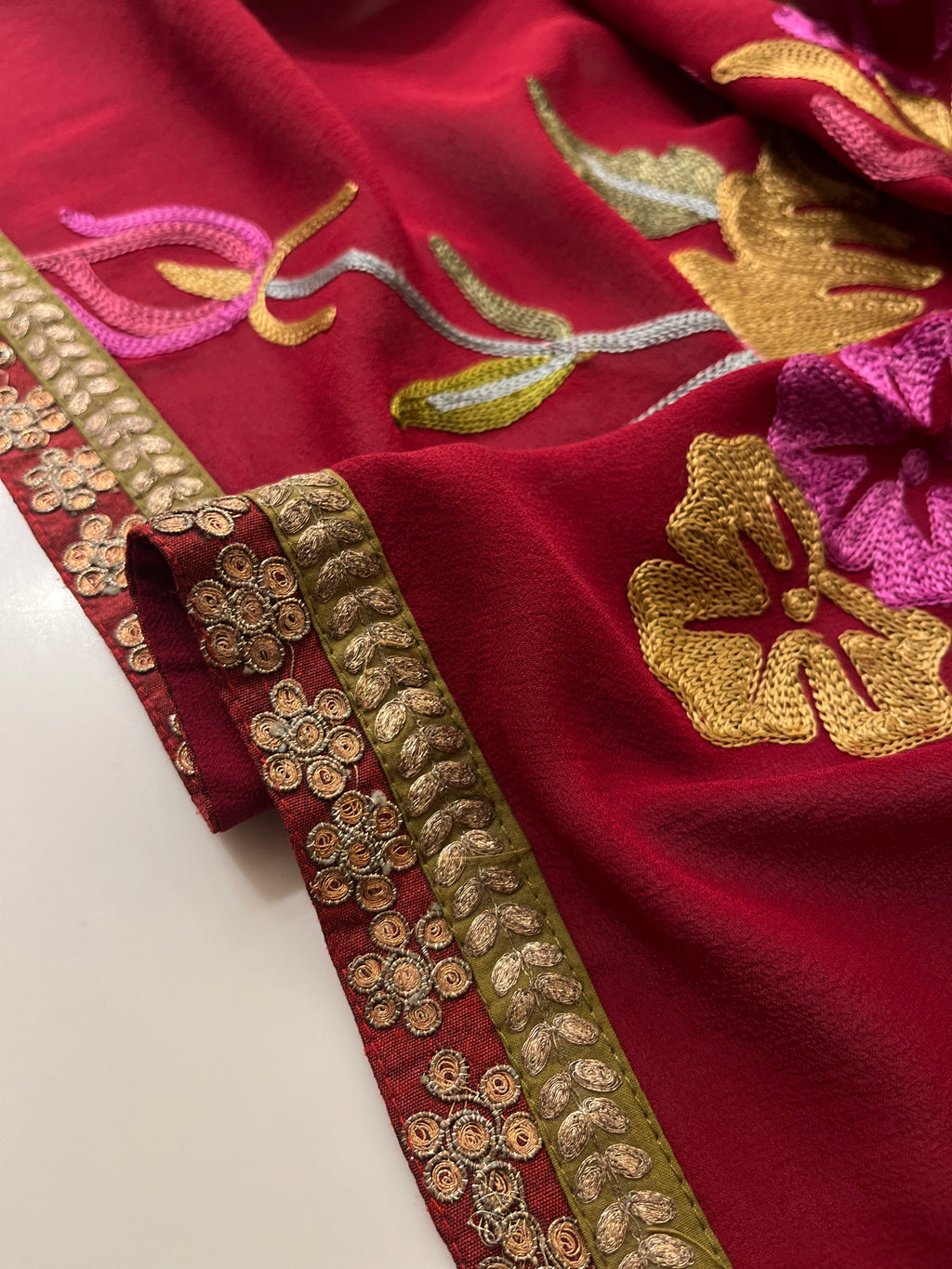 Floral Georgette Saree