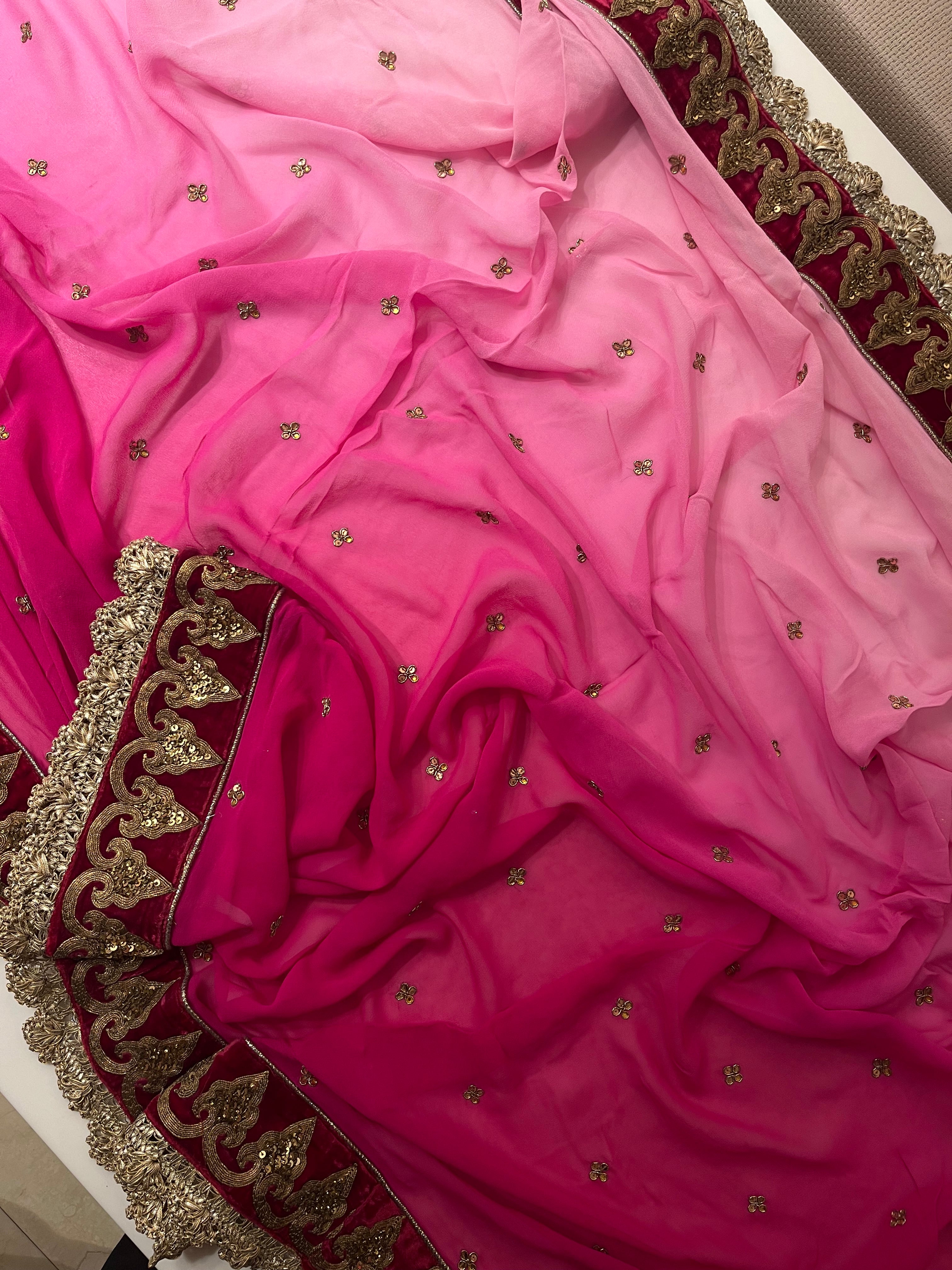 Shades Of Pink Saree