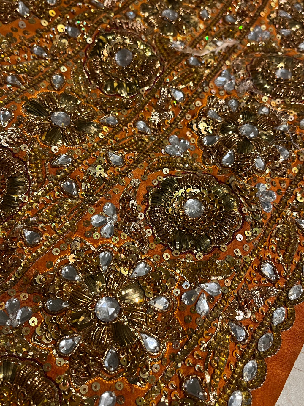 Golden Yellow Zardozi Bridal Lehenga Set
