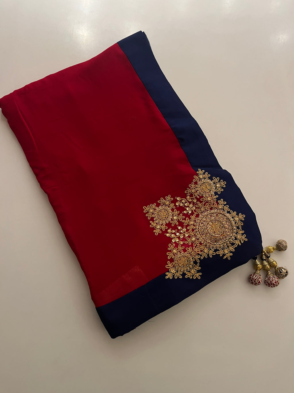 Sabya Red Saree