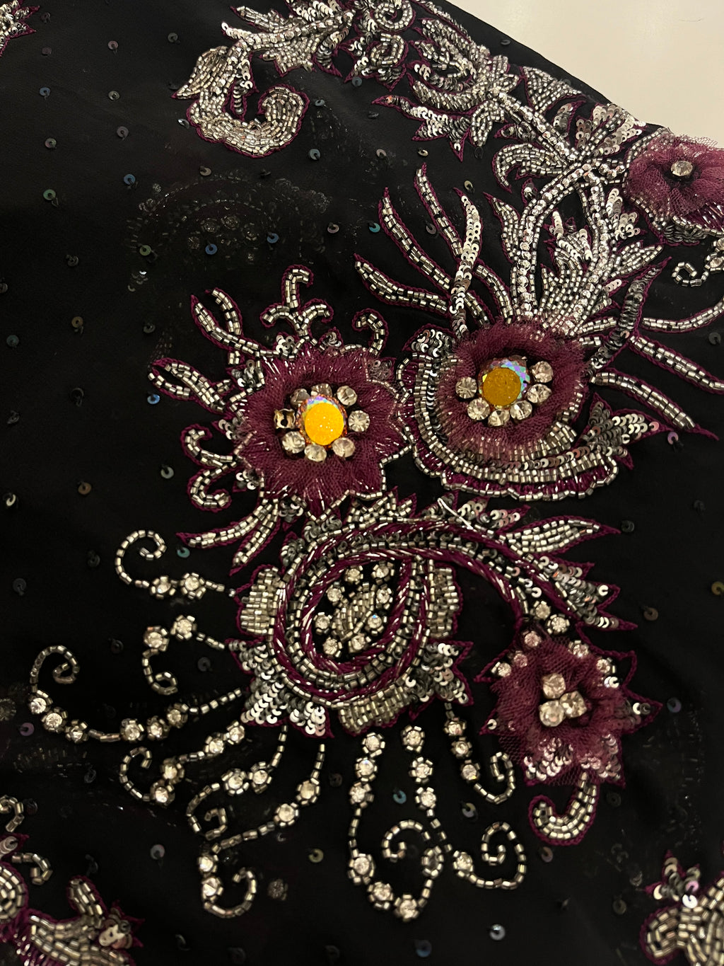 Black Cocktail Saree