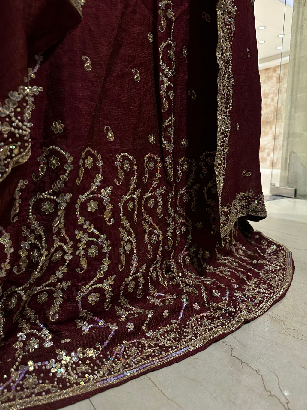 Vintage Jaipuri Gotapatti Handwork Chaniya choli
