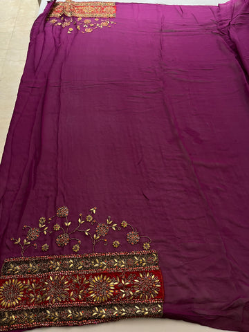 devdas paro wine saree
