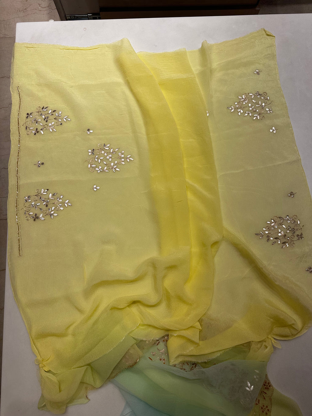 Summery Gotapatti saree