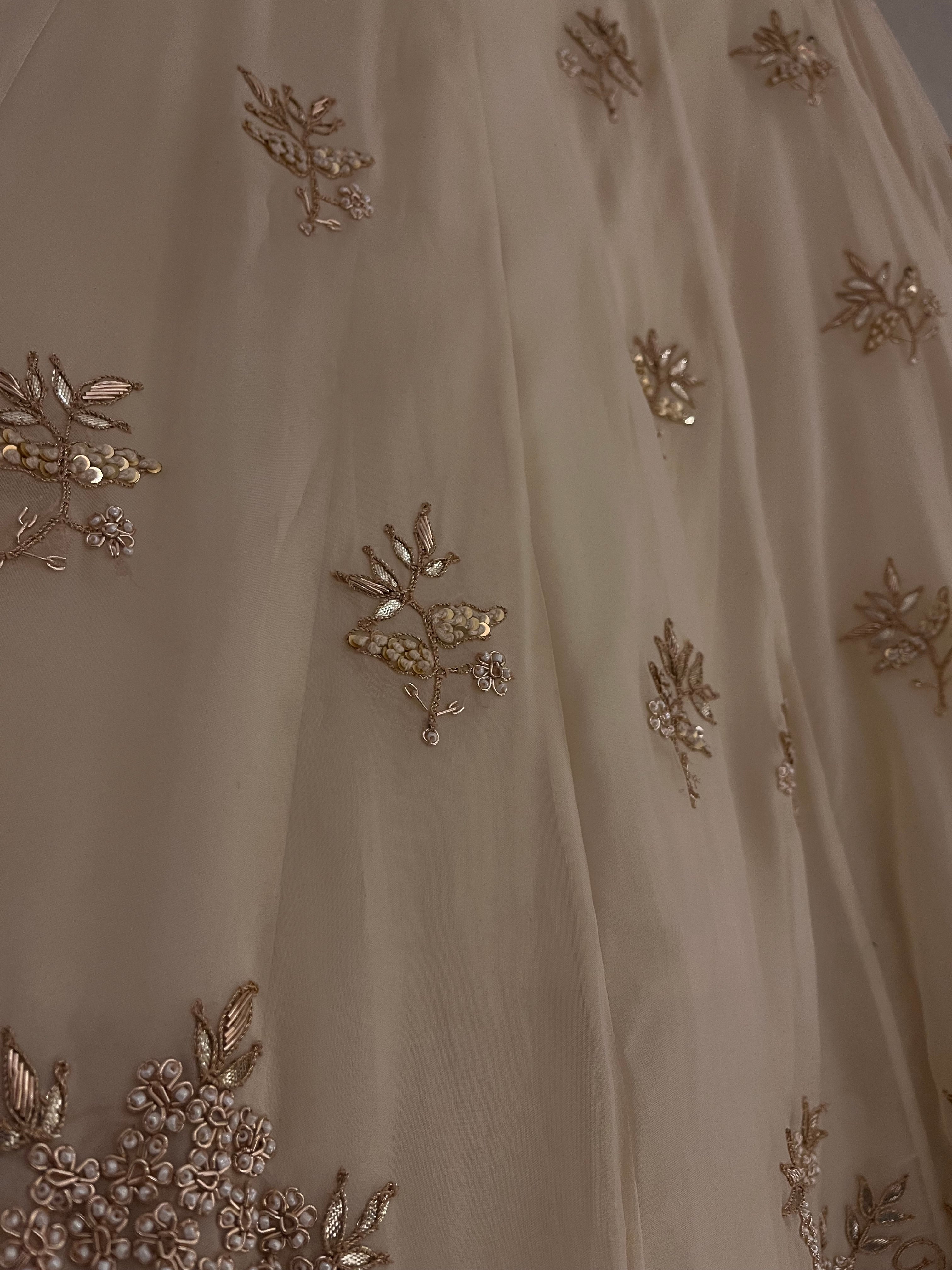 meera traditional lehenga set in ivory
