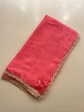 pretty pink pearl saree