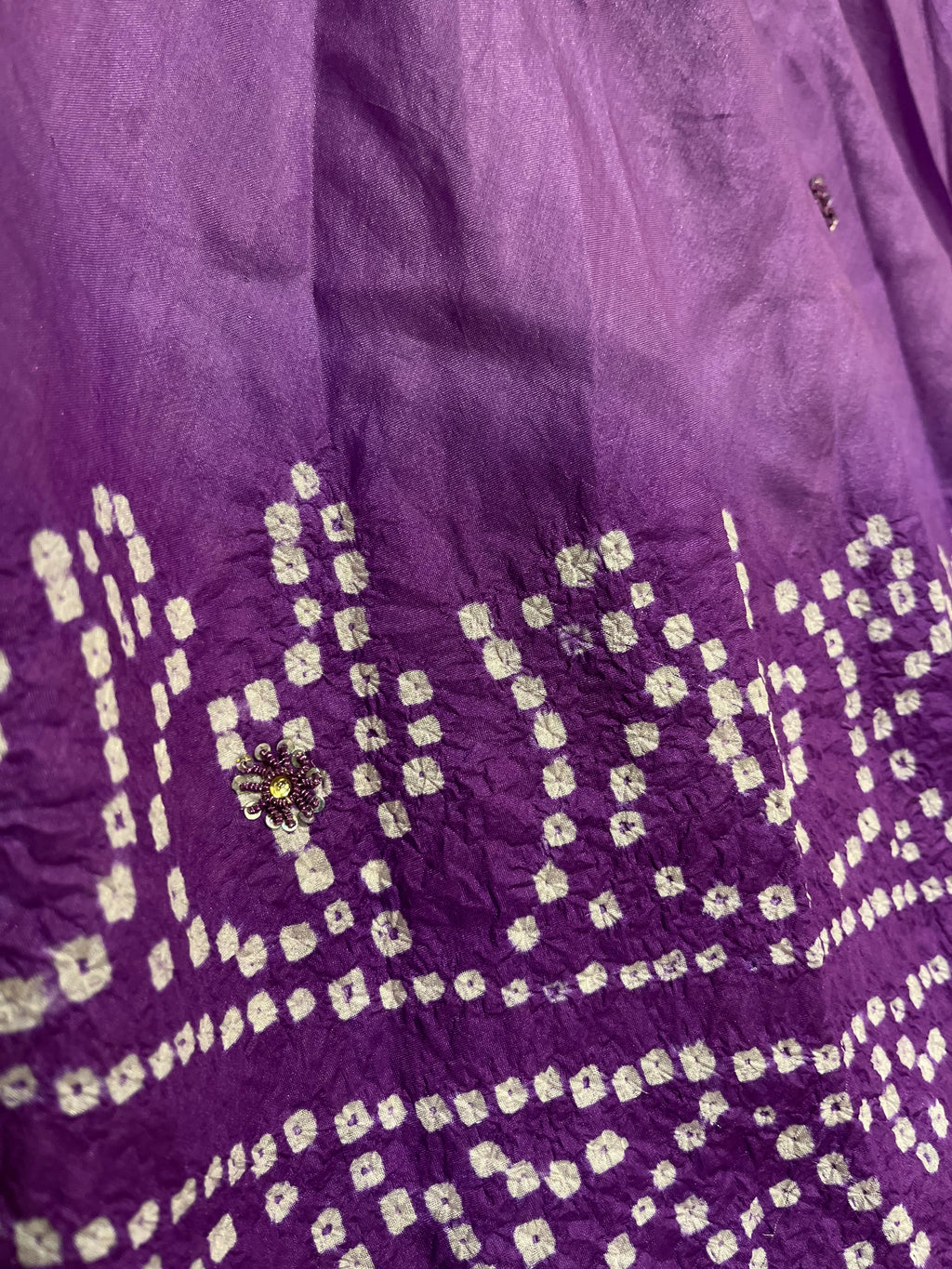 Beautiful Purple Bandej Lehenga Set