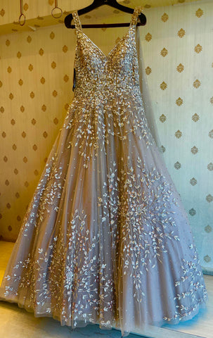 Champagne Sequin gowns
