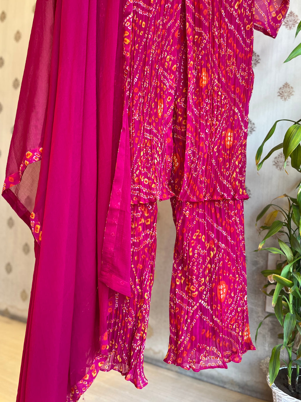 Alia Style Pink Bandej Suit