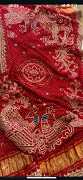 Prettiest handwork bhandej dupatta