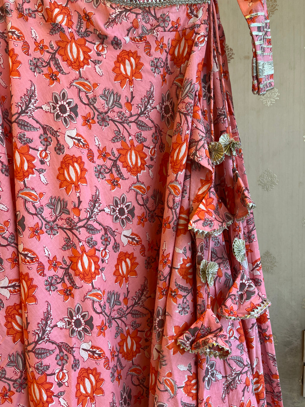 Printed Cotton Angrakha