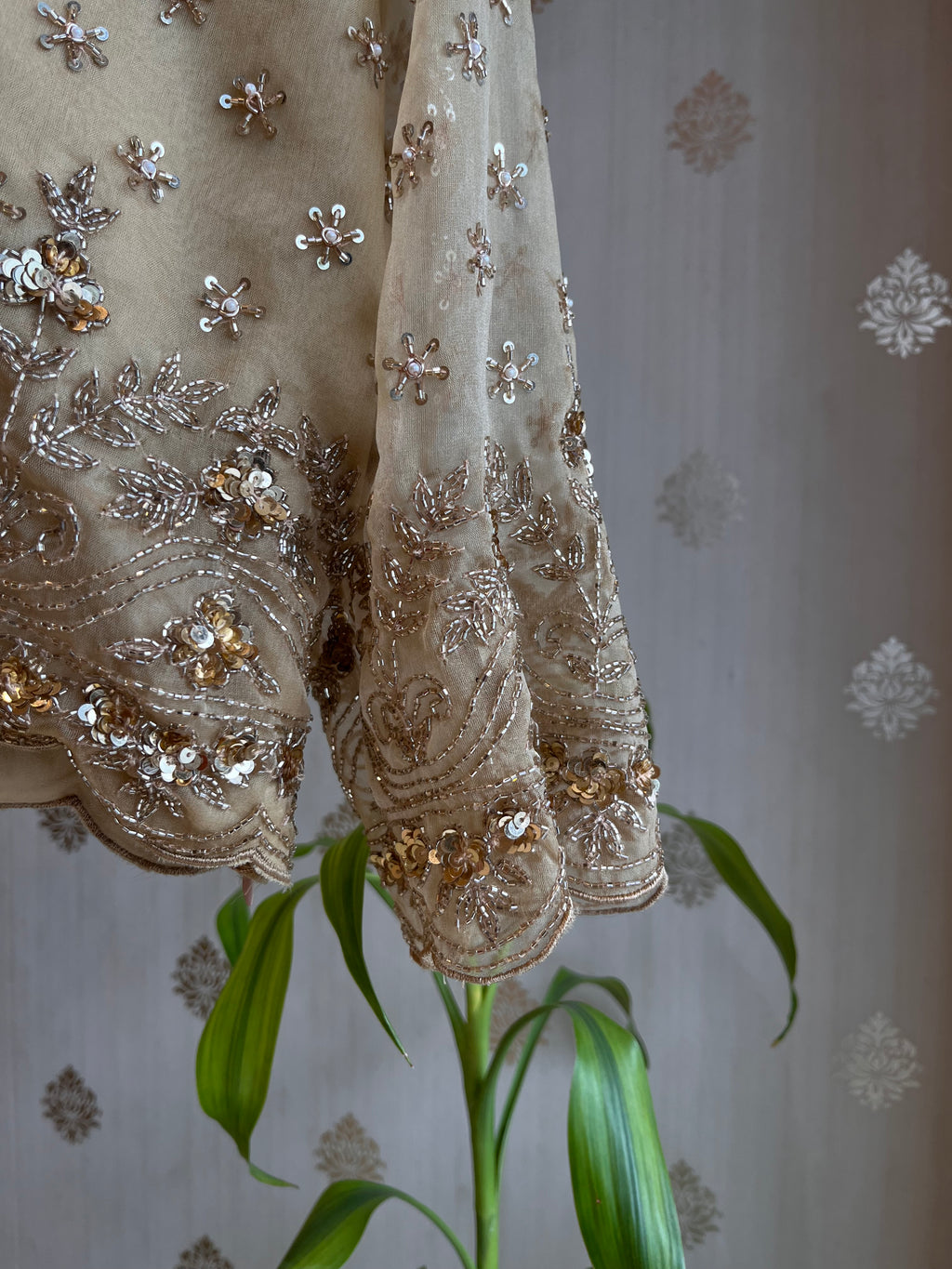 Golden Glam Light Lehenga Set
