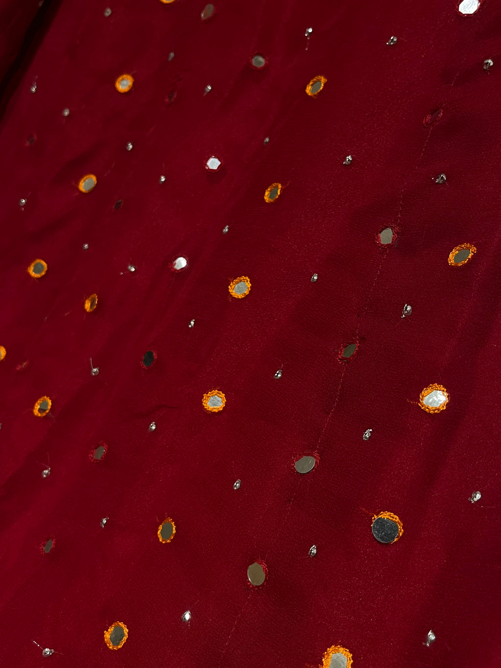 Traditional Mirror Work Lehenga Set