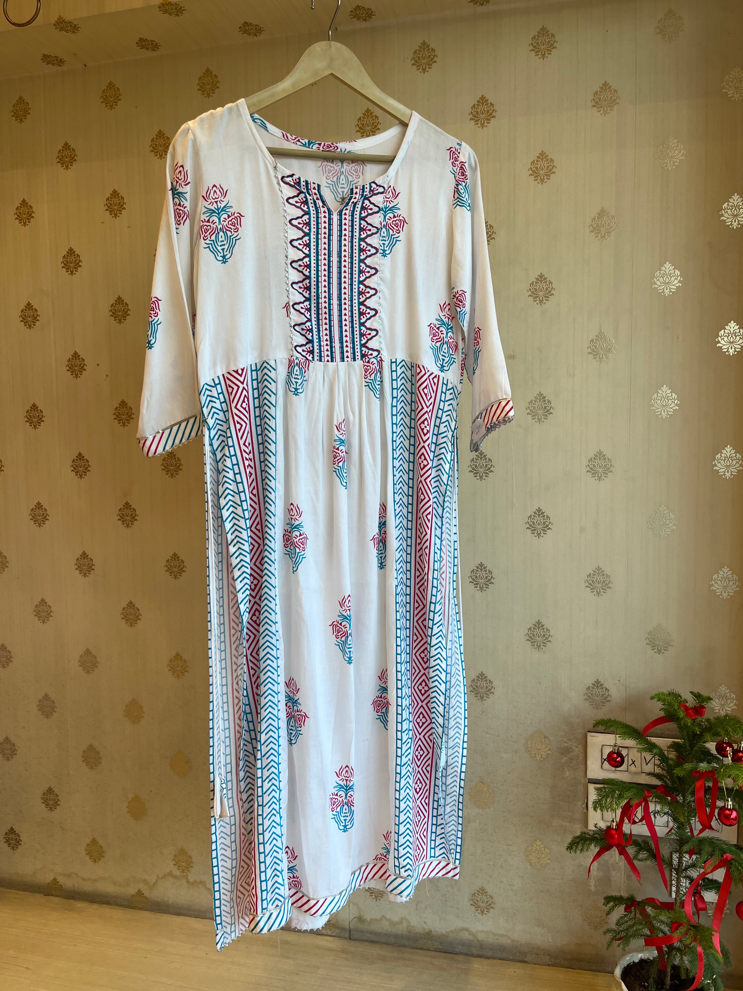 Double Side Slit Cotton Set