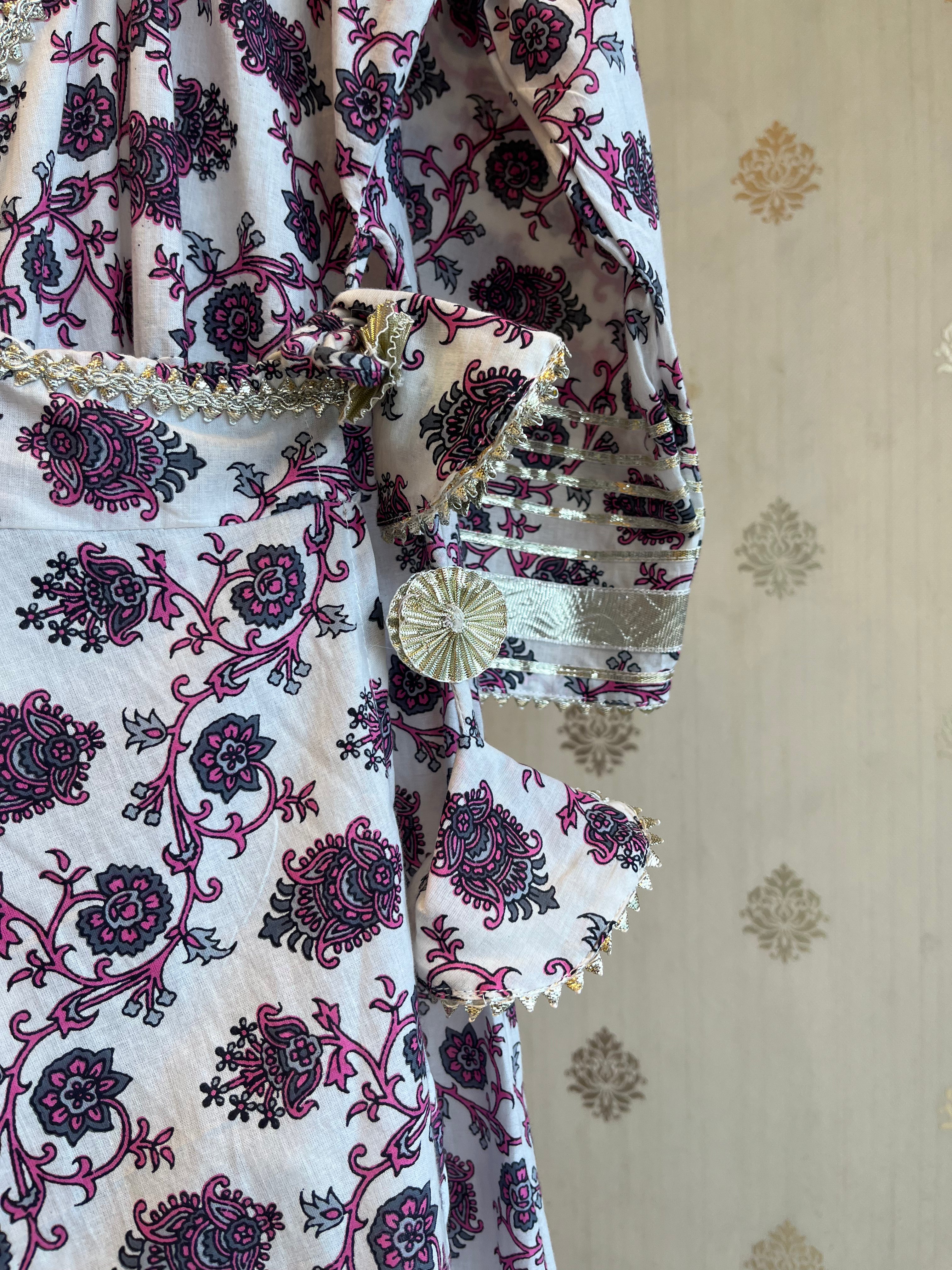 Printed Cotton Angrakha
